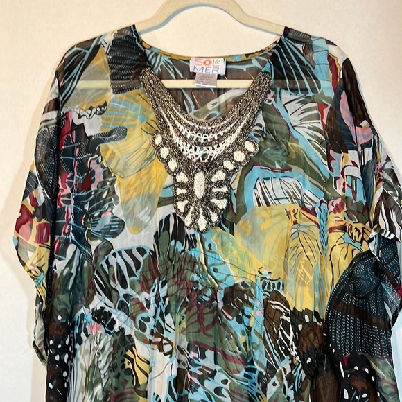 SOL & MER TUNIC TO THE BEACH Size 0/S - Picture 6 of 11